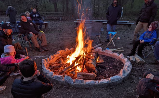 Camping at TuckahoeSstate Park